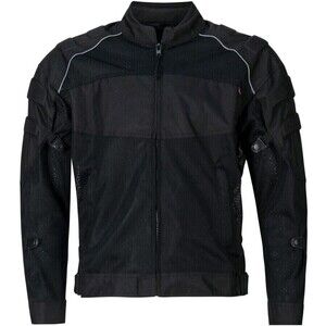 NWT Noru Kaze Mesh Motorcycle Jacket Medium Black CE Armor Riding Jacket